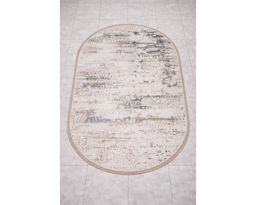 Ковер Турецкий Ascona дизайн 4314B цвет BEJ FLOS / BEJ FLOS Овал