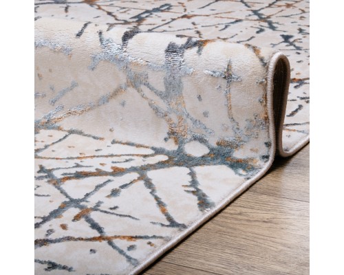 Ковер Турецкий Ascona дизайн 4324B цвет BEJ FLOS / BEJ FLOS Овал