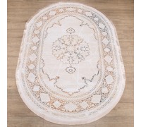 Ковер Турецкий Ascona дизайн 4417A цвет BEJ FLOS / BEJ FLOS Овал