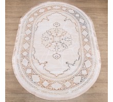 Ковер Турецкий Ascona дизайн 4417A цвет BEJ FLOS / BEJ FLOS Овал