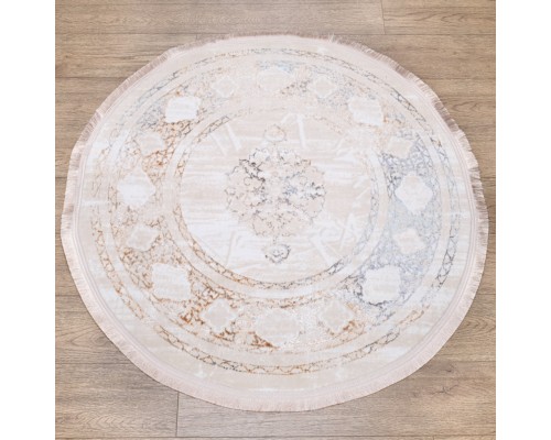 Ковер Турецкий Ascona дизайн 4417A цвет BEJ FLOS / BEJ FLOS Овал