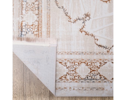 Ковер Турецкий Ascona дизайн 4417A цвет BEJ FLOS / BEJ FLOS Овал