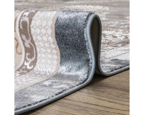 Ковер Турецкий Ascona дизайн 4115A цвет MAVI / MAVI Овал