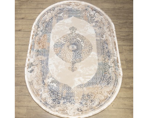 Ковер Турецкий Ascona дизайн 4406G цвет BEJ / BEJ Овал