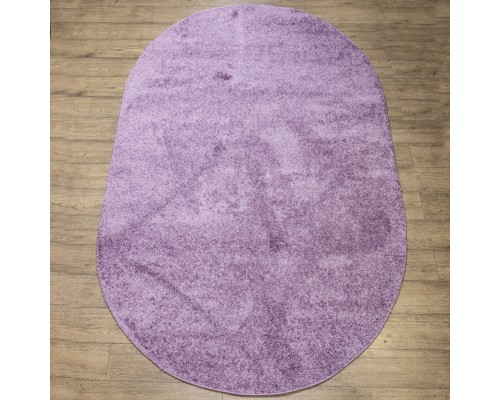 Ковер розовый овальный с длинным ворсом 30 мм Фьюжн 42809-49022 мягкий пушистый