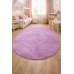 Ковер розовый овальный с длинным ворсом 30 мм Фьюжн 42809-49022 мягкий пушистый