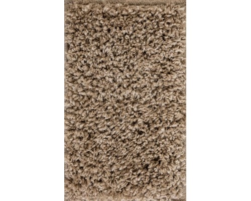 Ковер коричневый овальный с длинным ворсом 30 мм Фьюжн 42810-49022 мягкий пушистый