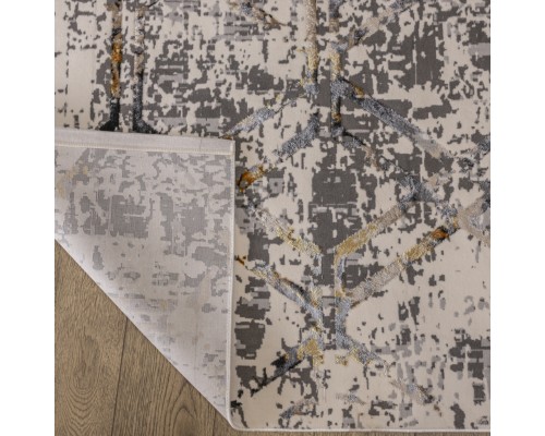 Ковер Турецкий Rich дизайн NJ76A цвет GRAY Овал