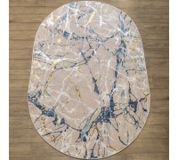 Ковер Турецкий Rich дизайн MZ29A цвет SHRINK BEIGE Овал