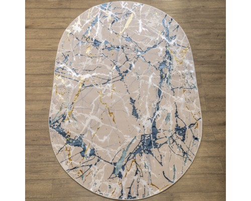 Ковер Турецкий Rich дизайн MZ29A цвет SHRINK BEIGE Овал