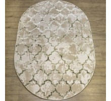 Ковер Турецкий Rich дизайн NM82A цвет LIGHT GREEN Овал