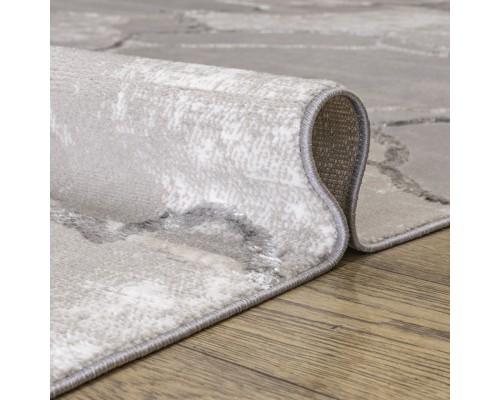 Ковер Турецкий Nord дизайн 10455A цвет GRI / GRI Овал