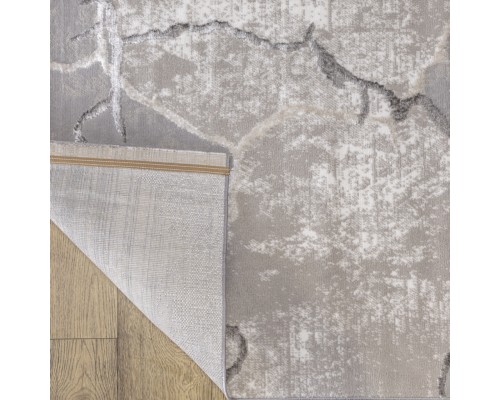 Ковер Турецкий Nord дизайн 10455A цвет GRI / GRI Овал