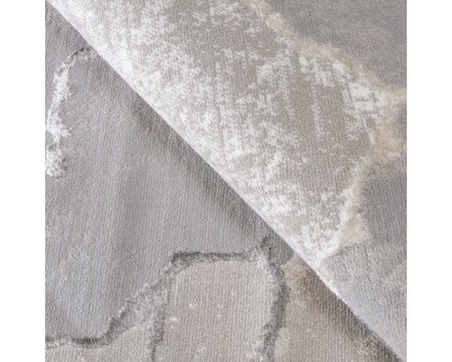 Ковер Турецкий Nord дизайн 10455A цвет GRI / GRI Овал