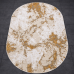 Ковер Турецкий Nord дизайн 10465A цвет BEIGE / GOLD Овал