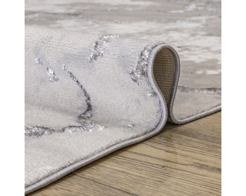 Ковер Турецкий Nord дизайн 10465A цвет GRI / GRI Овал