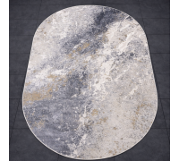 Ковер Турецкий Prado дизайн KA29A цвет SH_L_GRAY / GRAY2 Овал