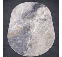 Ковер Турецкий Prado дизайн KA29A цвет SH_L_GRAY / GRAY2 Овал