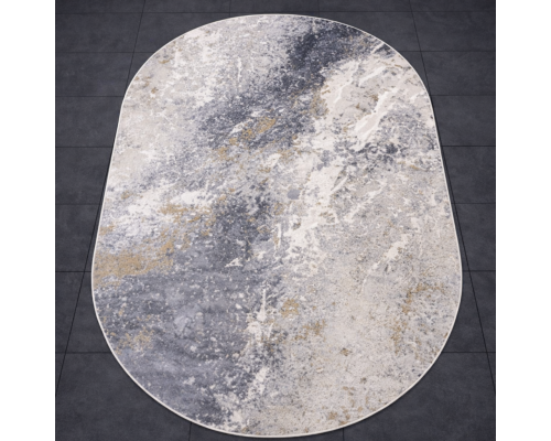 Ковер Турецкий Prado дизайн KA29A цвет SH_L_GRAY / GRAY2 Овал