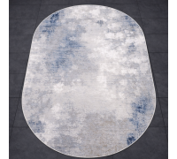 Ковер Турецкий Prado дизайн KA45A цвет L_BLUE / L_BLUE Овал