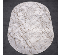 Ковер Турецкий Prado дизайн N901A цвет WHITE / BEIGE_1 Овал