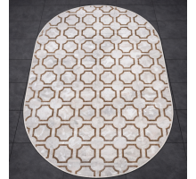 Ковер Турецкий Prado дизайн N915A цвет SH_CREAM / BEIGE_1 Овал