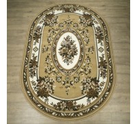 Ковер Лайла де Люкс дизайн 15361 цвет 10222 Овал