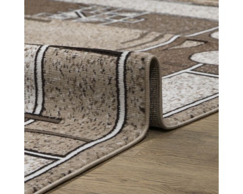 Ковер Лайла де Люкс дизайн 15804 цвет 10822 Овал