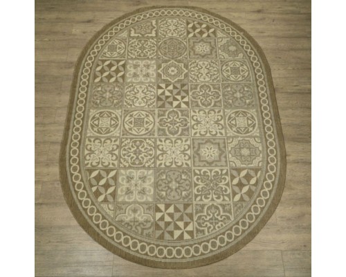 Ковер Флурлюкс (Сизаль) дизайн 51019 цвет 50122 Овал