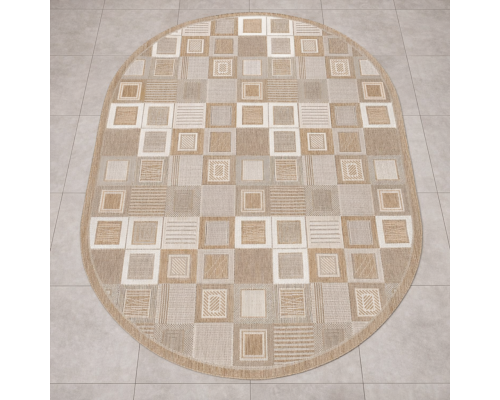 Ковер Флурлюкс (Сизаль) дизайн 51304 цвет 50522 Овал