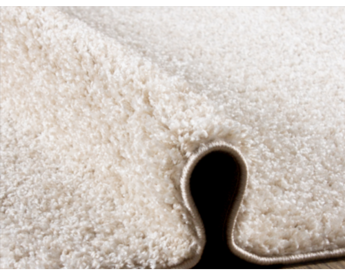 Ковер овальный светло-бежевый с длинным ворсом 30 мм Фьюжн 42104-48123 мягкий пушистый