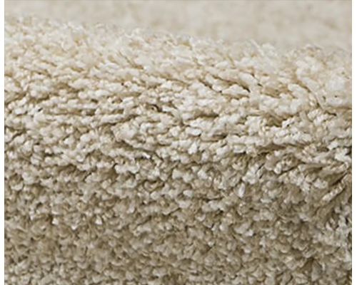 Ковер овальный светло-бежевый с длинным ворсом 30 мм Фьюжн 42104-48123 мягкий пушистый