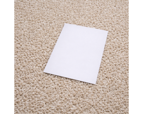 Ковер овальный светло-бежевый с длинным ворсом 30 мм Фьюжн 42104-48123 мягкий пушистый