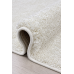 Ковер белый овальный с длинным ворсом 30 мм Фьюжн 42300-48222 мягкий пушистый