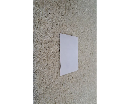 Ковер белый овальный с длинным ворсом 30 мм Фьюжн 42300-48222 мягкий пушистый