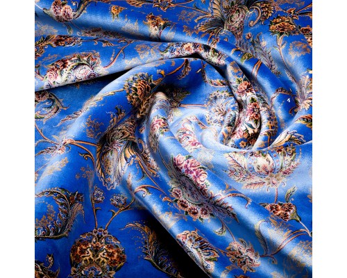Ковер Qum дизайн 2003U цвет BLUE / CREAM Ковер Qum дизайн 2003U цвет BLUE / CREAM