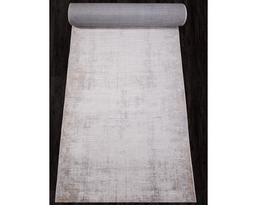 Durkar Ковровая дорожка Alanya 22376A white/l.grey