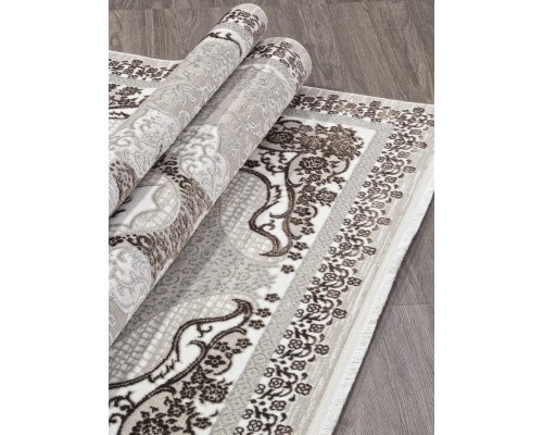 Ковер турецкий Arda Alfani Q010A brown fdy/cream shrink