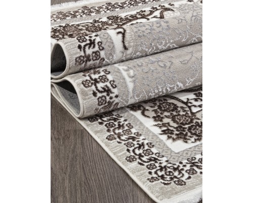 Ковер турецкий Arda Alfani Q010A brown fdy/cream shrink