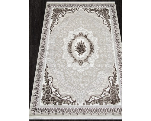 Ковер турецкий Arda Alfani Q010A brown fdy/cream shrink
