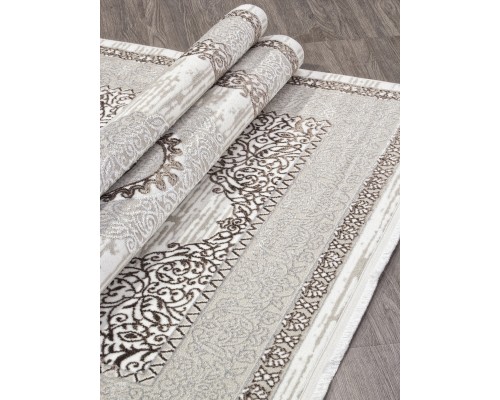 Ковер турецкий Arda Alfani Q012A brown fdy/cream shrink
