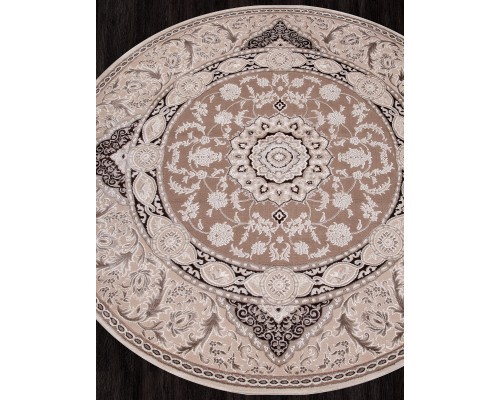 Karmen Hali Ковер Armina 04033B dark brown Круг