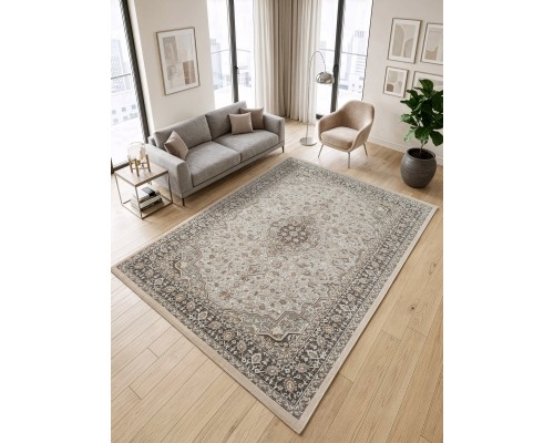 Ковер турецкий Karmen Hali Armina GA073C grey/brown