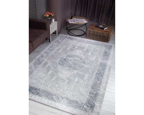 Alfa Carpet Ковер Dalida 20815A d.blue/l.grey
