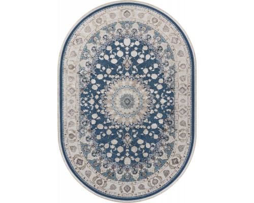 Arda Ковер Delina A050B d.blue/cream Овал Arda Ковер Delina A050B d.blue/cream Овал