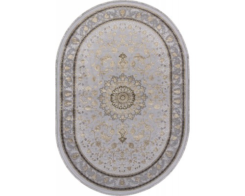 Arda Ковер Delina A051A light grey shrink/dark grey shrink Овал