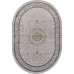 Arda Ковер Delina A051A light grey shrink/dark grey shrink Овал