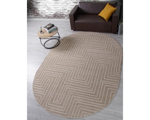 Merinos Ковер Dios F412 light beige Овал