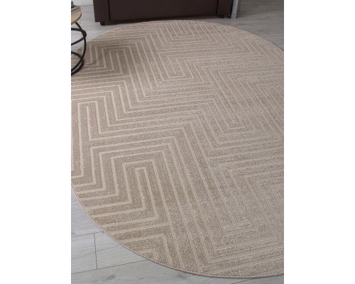 Merinos Ковер Dios F412 light beige Овал