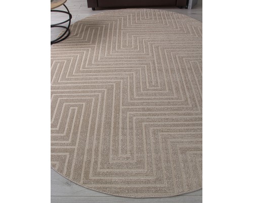 Merinos Ковер Dios F412 light beige Овал